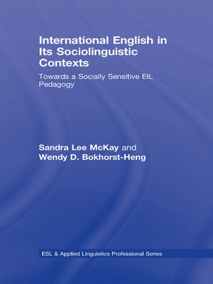 cover image of International English in Its Sociolinguistic Contexts